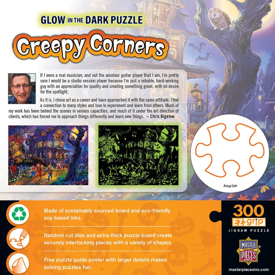 Creepy Corners Glow in the Dark Puzzle (ONLINE ORDER ONLY)