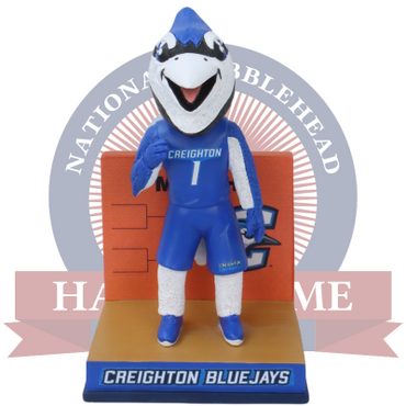 Creighton Bluejays Basketball Billy Bluejay Dancing in March Bobblehead (ONLINE ORDER ONLY)
