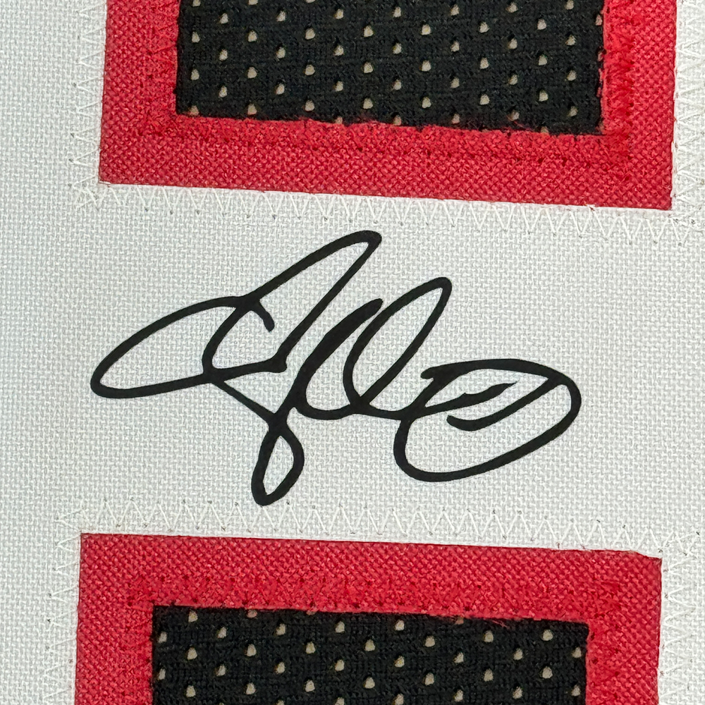Framed Facsimile Autographed Adam Sandler Paul Crewe 35x39 Mean Machine The Longest Yard Movie Black Reprint Laser Auto Football Jersey (ONLINE ORDER ONLY)