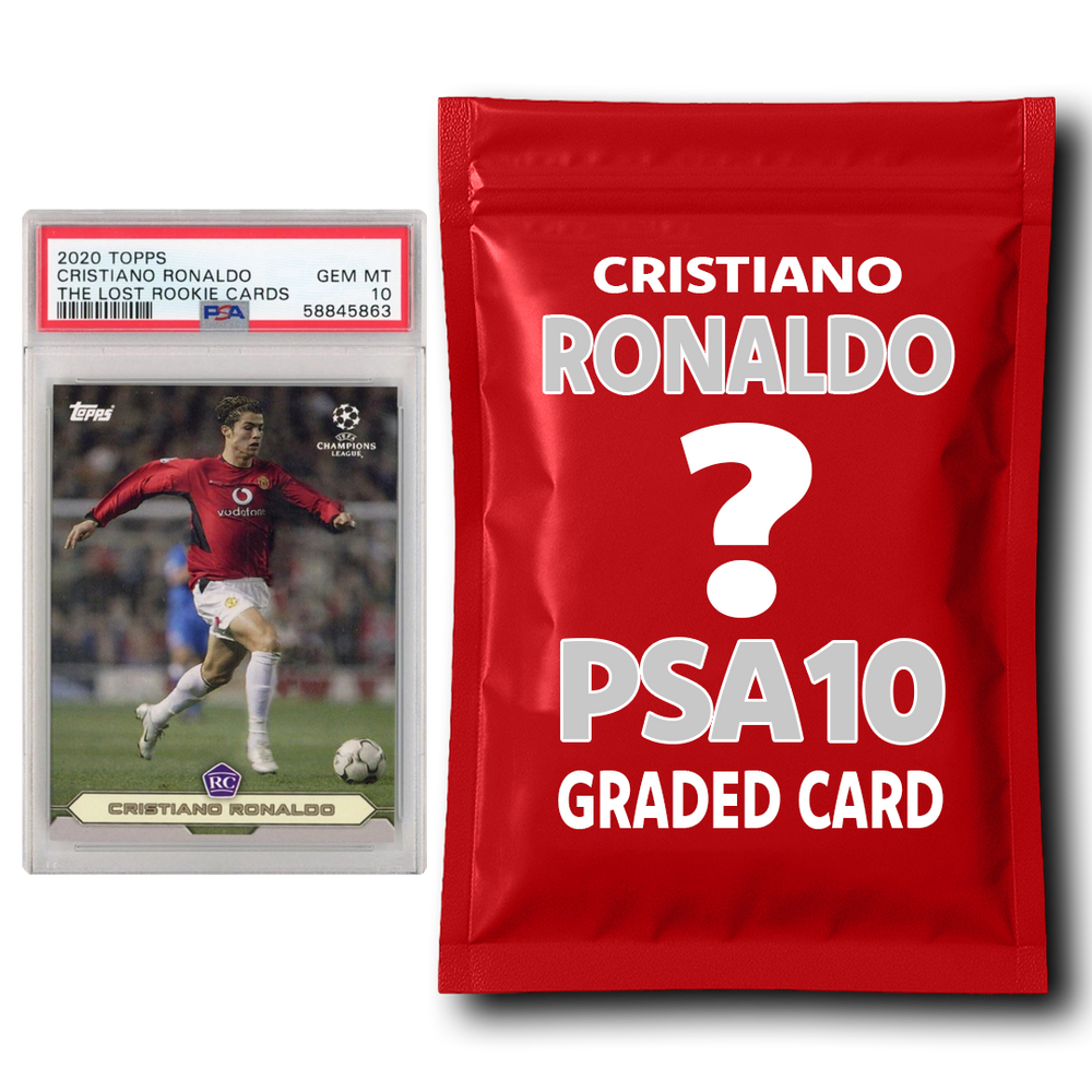 Cristiano Ronaldo PSA 10 Graded Card Mystery Pack (ONLINE ORDER ONLY)