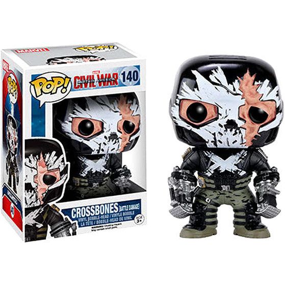 Crossbones Battle Damage #140 Funko POP Marvel (Online Order Only)