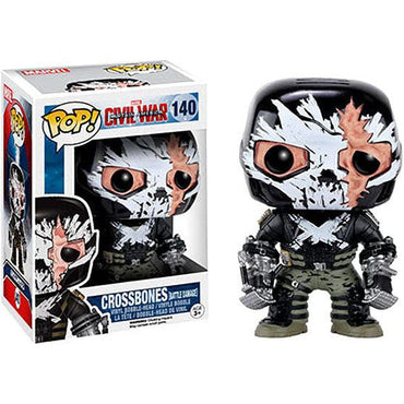 Crossbones Battle Damage #140 Funko POP Marvel (Online Order Only)