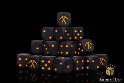 Crossed Scythes Dice (ONLINE ORDER ONLY)