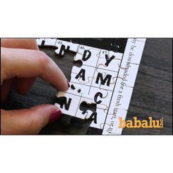Crossword v1 550 Piece Jigsaw Puzzle Babalu (ONLINE ORDER ONLY)