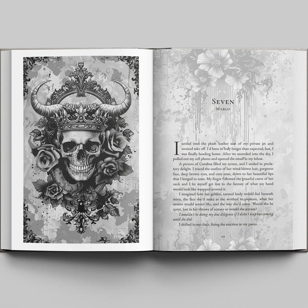 Crowned In Blood Hardcover Only - Dark Mafia Romance Special Edition
