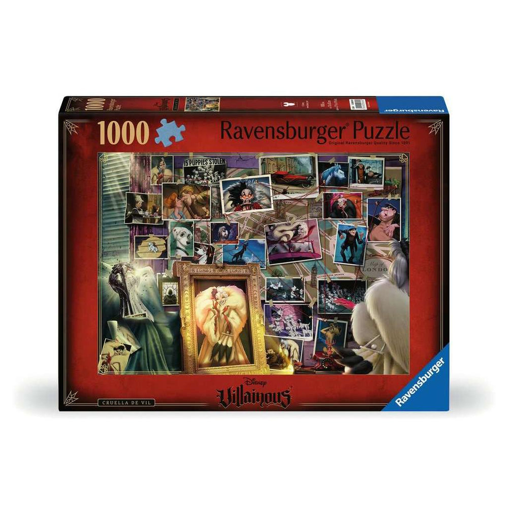 Cruella De Vil "Disney Villainous" 1000 Piece Jigsaw Puzzle Ravensburger (ONLINE ORDER ONLY)