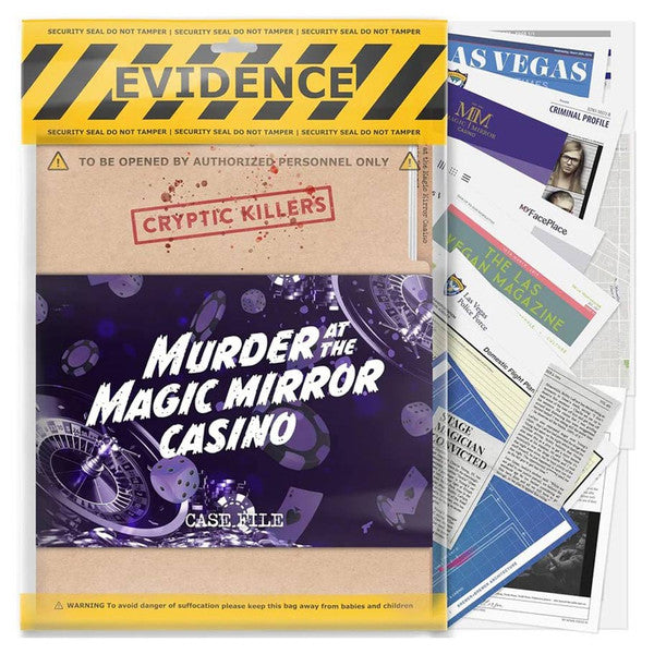 Cryptic Killers: Murder at the Magic Mirror Casino (ONLINE ORDER ONLY)