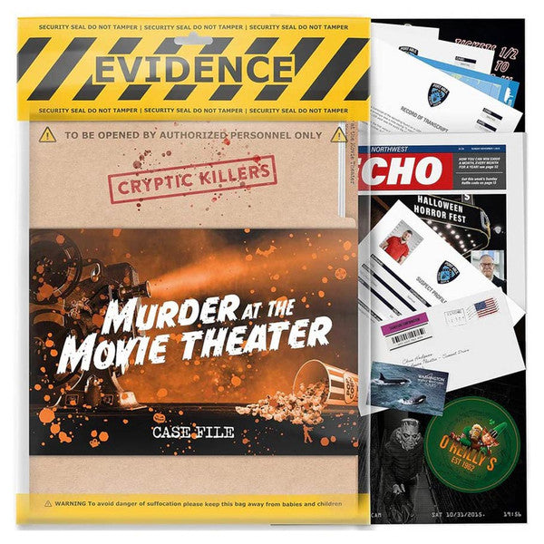 Cryptic Killers: Murder at the Movie Theater (ONLINE ORDER ONLY)