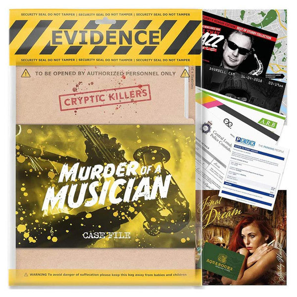 Cryptic Killers: Murder of a Musician (ONLINE ORDER ONLY)