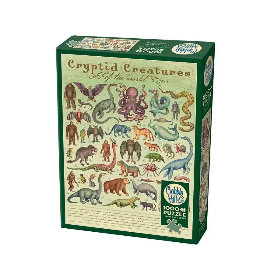Cryptid Creatures 1000 Piece Jigsaw Puzzle Cobble Hill (ONLINE ORDER ONLY)