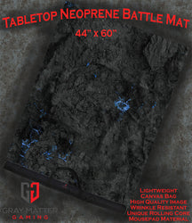 Crystalline Caverns - Neoprene Battle Mat with Bag (ONLINE ORDER ONLY)