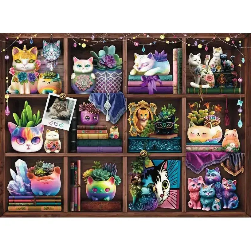 Cubby Cats & Succulents 500 Piece Jigsaw Puzzle Ravensburger