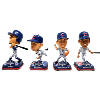 Chicago Cubs 2016 World Series Champions Mini Bobblehead Sets (ONLINE ORDER ONLY)