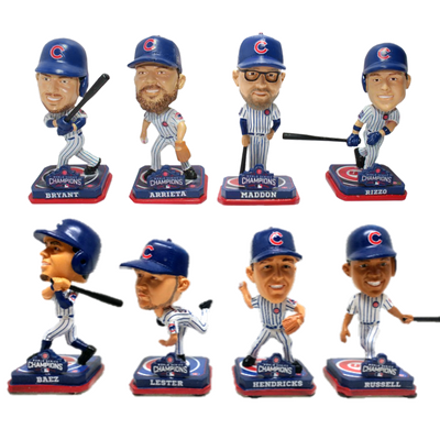 Chicago Cubs 2016 World Series Champions Mini Bobblehead Sets (ONLINE ORDER ONLY)