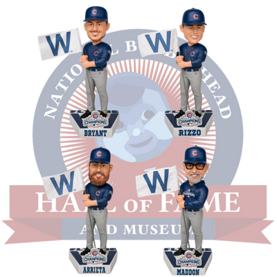 Chicago Cubs 2016 World Series Fly the W Bobbleheads (ONLINE ORDER ONLY)