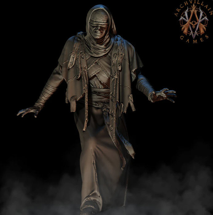 3D Printed Archvillain Games Blindrune Cult 28 32mm D&D (Online Only)