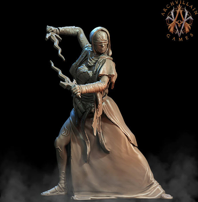 3D Printed Archvillain Games Blindrune Cult 28 32mm D&D (Online Only)