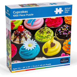 Cupcakes 1000 Piece Jigsaw Puzzle Continuum (ONLINE ORDER ONLY)