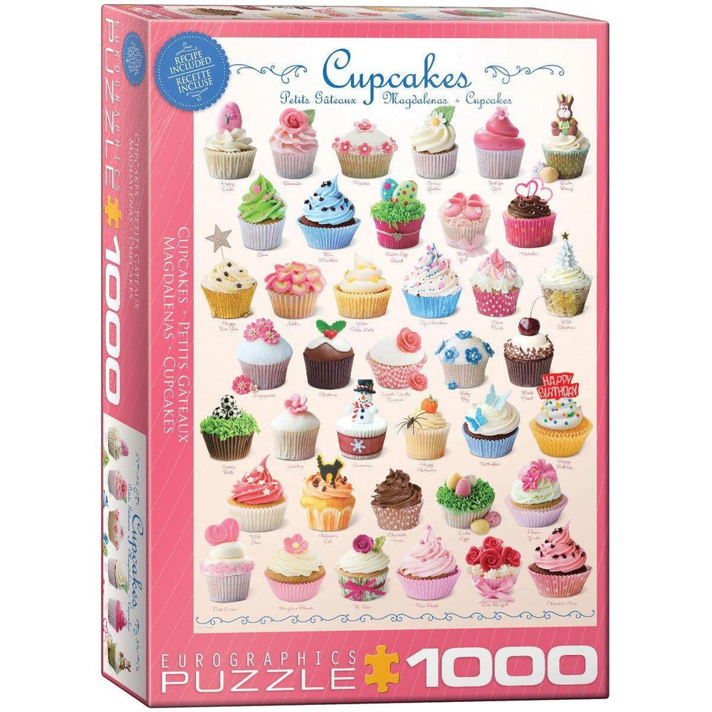 Cupcakes 1000 Piece Jigsaw Puzzle Eurographics (ONLINE ORDER ONLY)