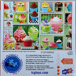 Cupcakes Puzzler's Choice 300 Piece Jigsaw Puzzle Sure Lox (ONLINE ORDER ONLY)