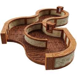 WarLock Tiles: Town & Village III - Curves Expansion (ONLINE ORDER ONLY)