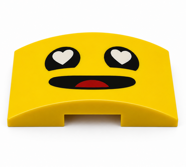 Benny In Love / Heart Eyes Face Upgrade Tile for LEGO Up-Scaled Blue Astronaut 40921 Set (ONLINE ORDER ONLY)