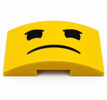 Benny Grumpy Face Upgrade Tile for LEGO Up-Scaled Blue Astronaut 40921 Set (ONLINE ORDER ONLY)