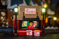 Brick-Fil-A Stand with Employee Minifig (ONLINE ORDER ONLY)