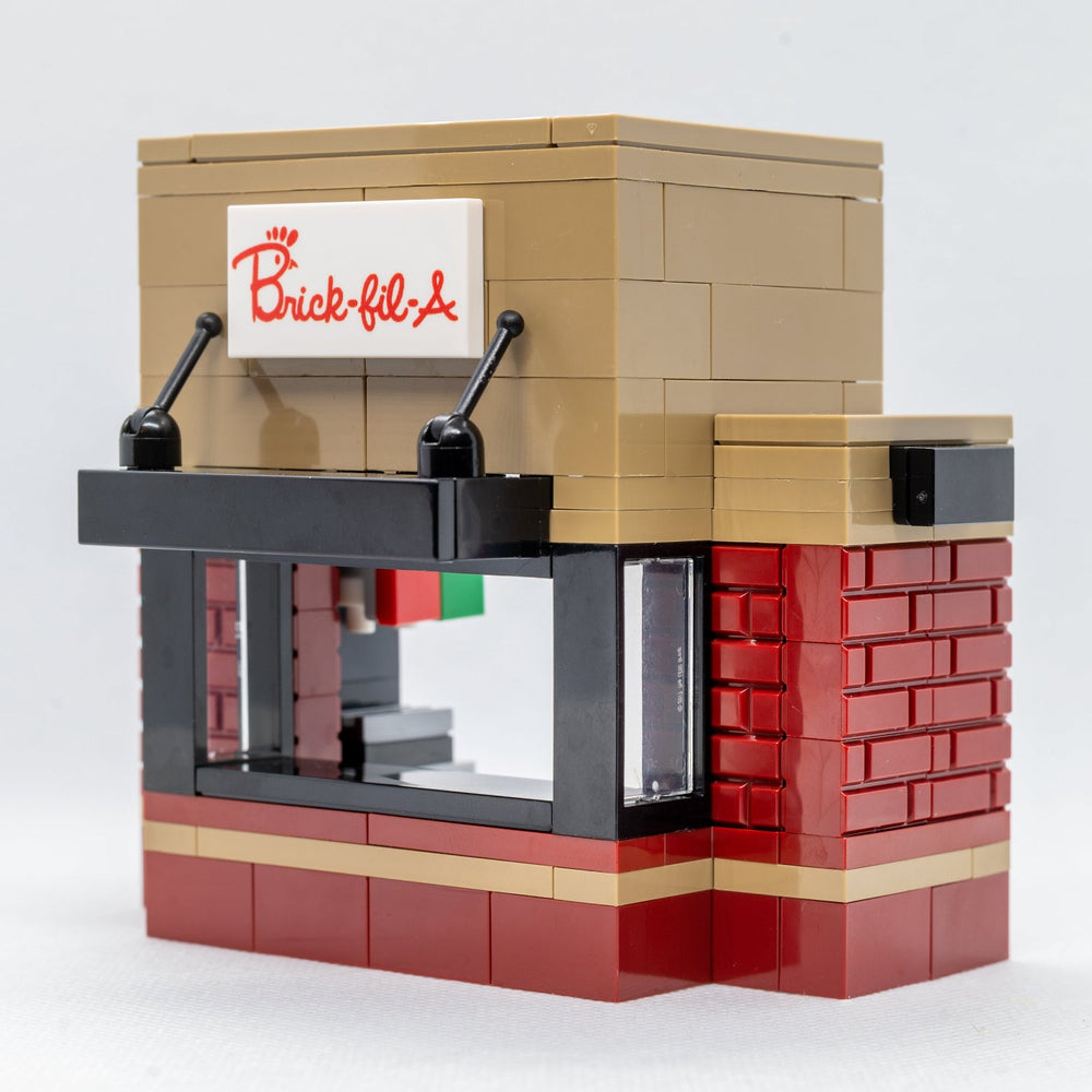 Brick-Fil-A Stand with Employee Minifig (ONLINE ORDER ONLY)