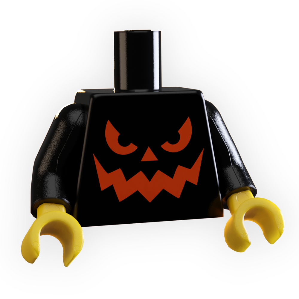 Halloween Evil Pumpkin Minifig Torso (ONLINE ORDER ONLY)