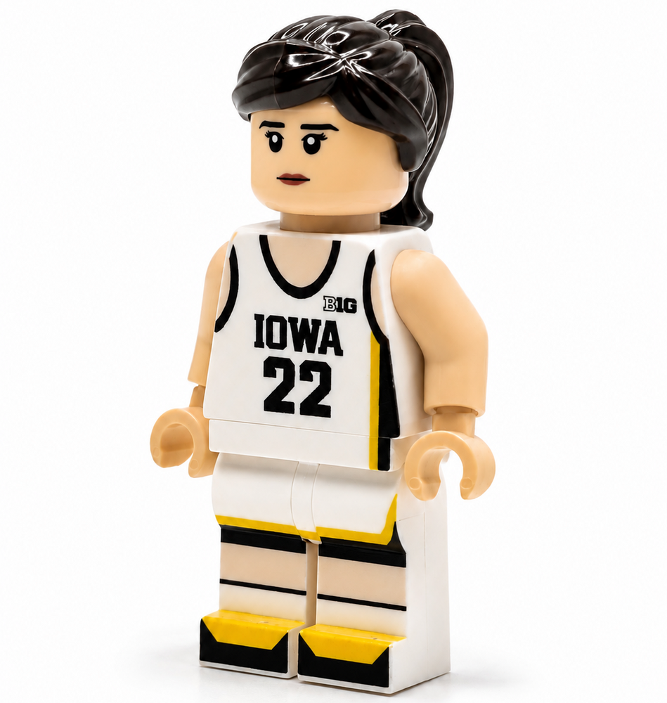 #22 IOWA Clark Basketball Player Minifig (ONLINE ORDER ONLY)