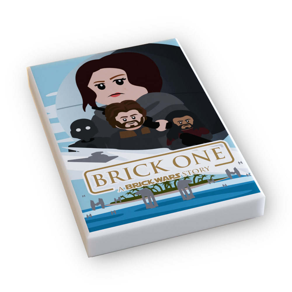 Brick One: A Brick Wars Story Movie Tile Cover (2x3 Tile) (ONLINE ORDER ONLY)