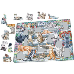 Cute Cats 45 Piece Tray Jigsaw Puzzle Larsen