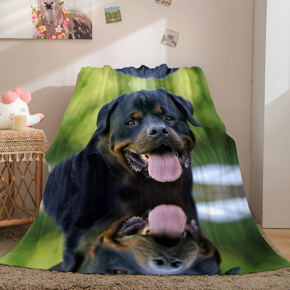 Cute Animals Soft Flannel Fleece Throw Blanket (Online Order Only)