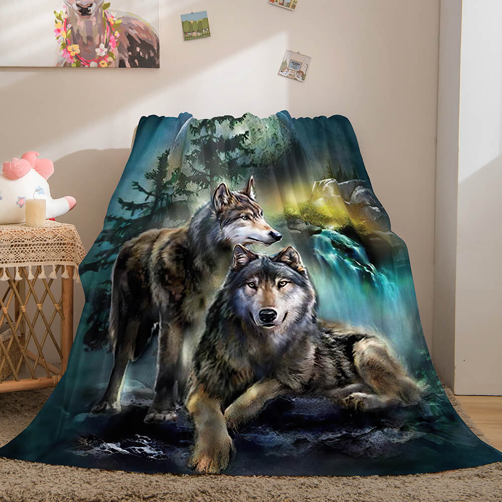 Cute Animals Soft Flannel Fleece Throw Cosplay Blanket (Online Order Only)