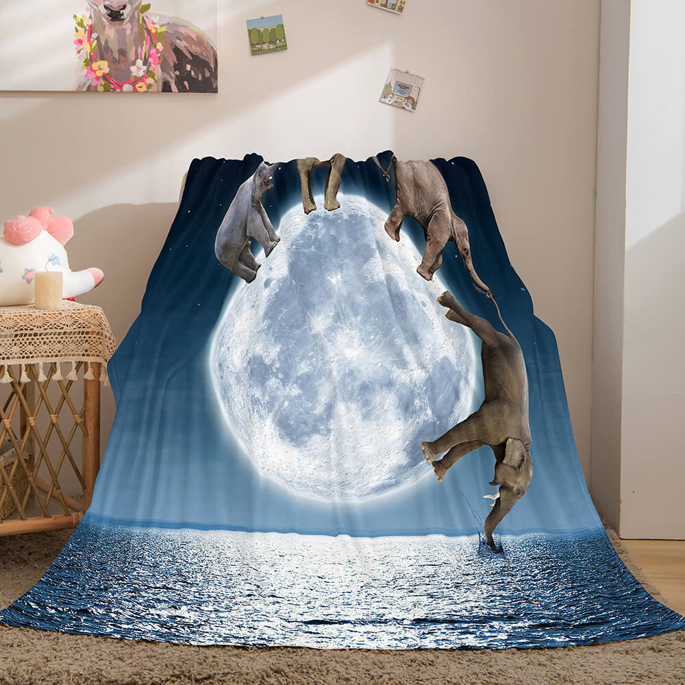 Cute Animals Soft Flannel Fleece Throw Cosplay Blanket (Online Order Only)