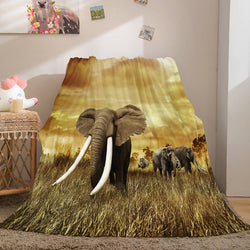 Cute Animals Soft Flannel Fleece Throw Cosplay Blanket (Online Order Only)
