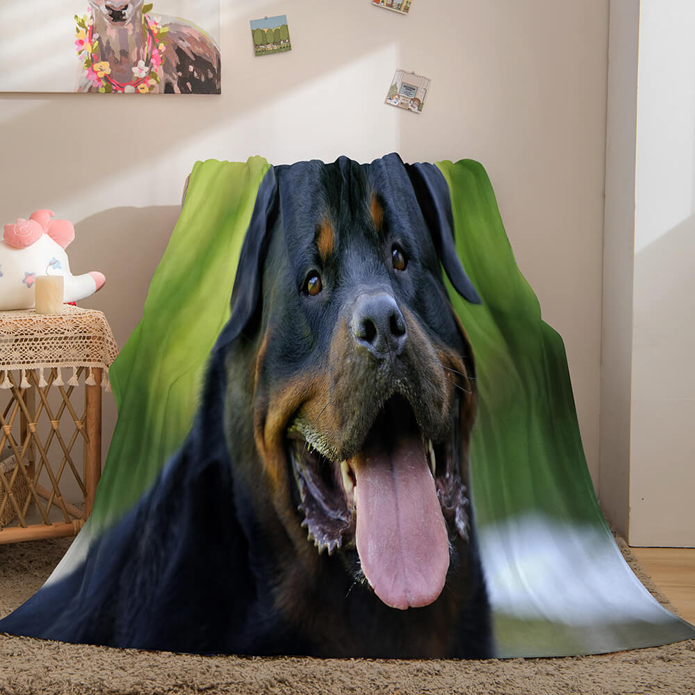 Cute Animals Soft Flannel Fleece Throw Blanket (Online Order Only)