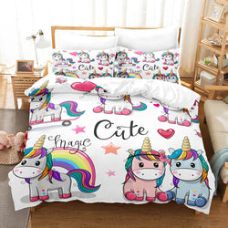 Unicorn Bedding Set Duvet Covers Bed Sets (Online Order Only)