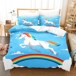 Cute Kids Girls Unicorn Bedding Set Quilt Covers Without Filler (Online Order Only)