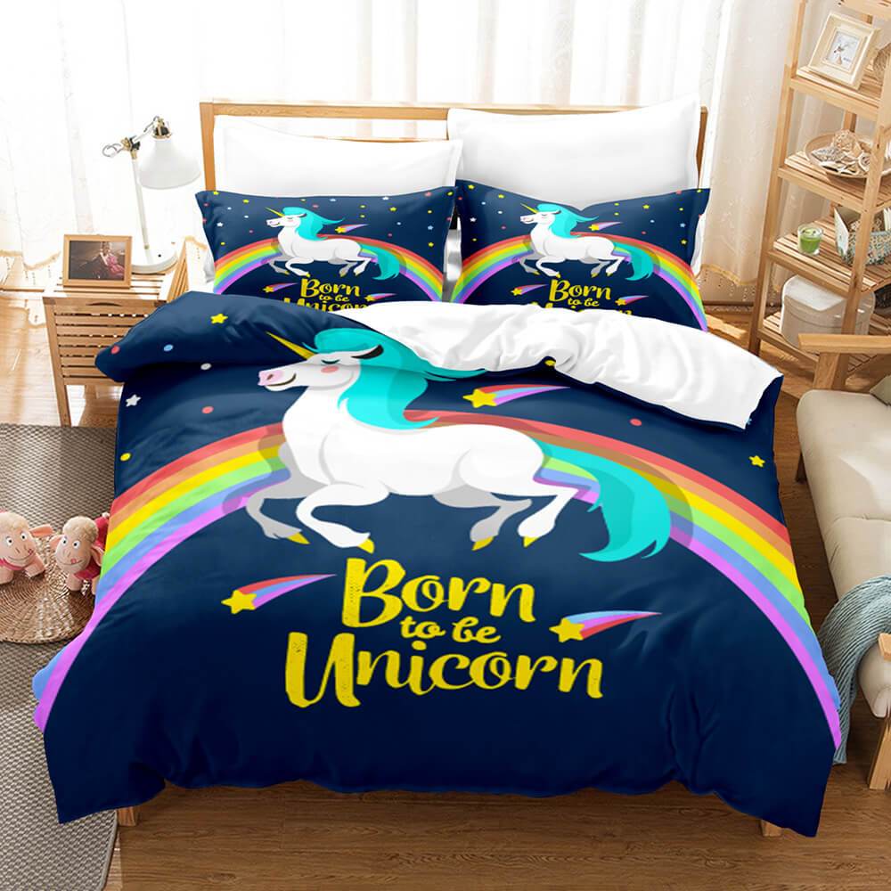 Unicorn Bedding Set Duvet Covers Bed Sets (Online Order Only)