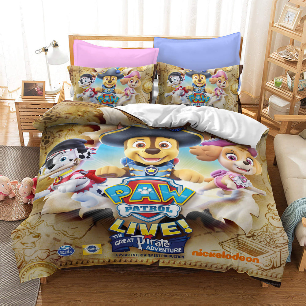 Cute PAW Patrol Cosplay Bedding Set Quilt Cover Without Filler (Online Order Only)