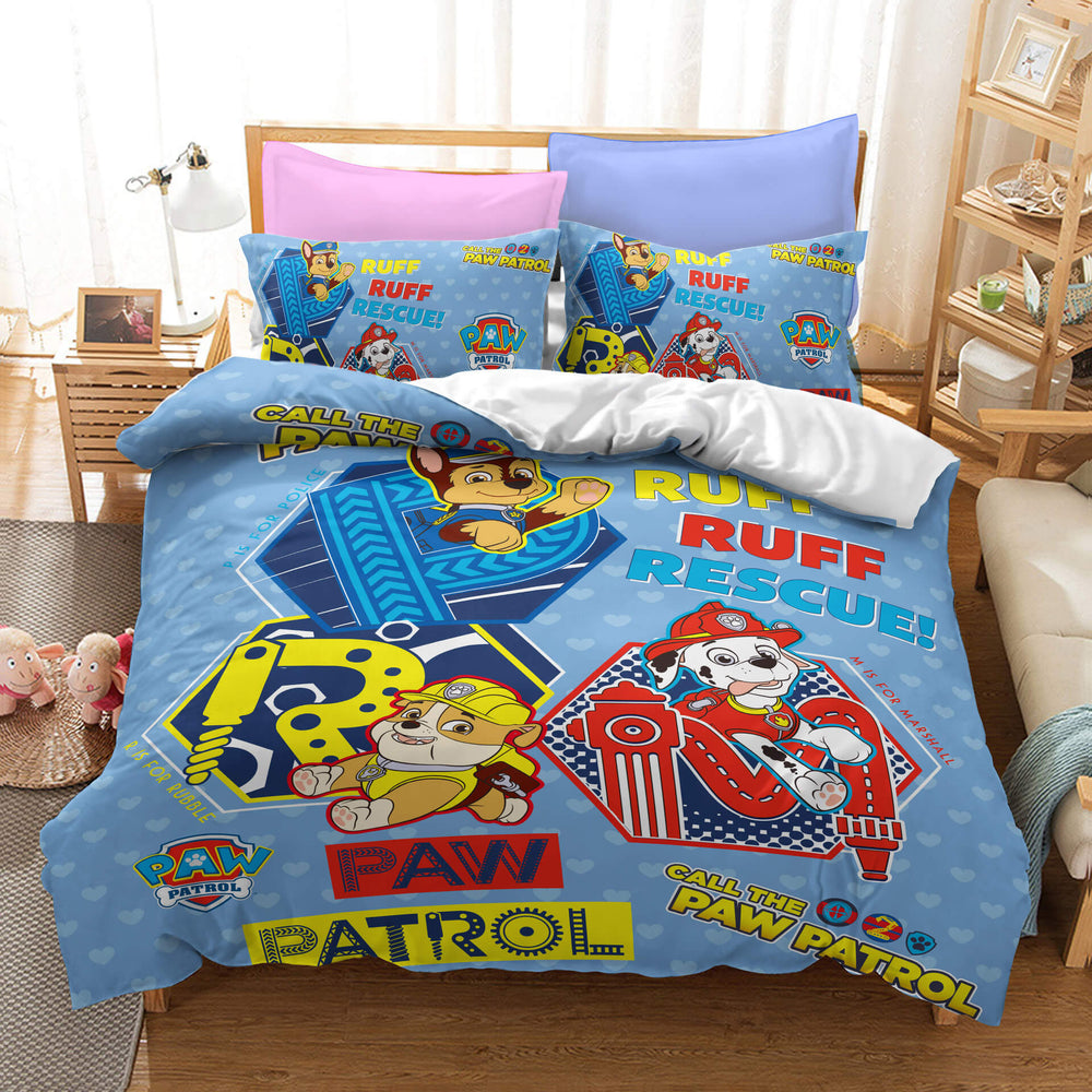 Cute PAW Patrol Cosplay Bedding Set Quilt Cover Without Filler (Online Order Only)