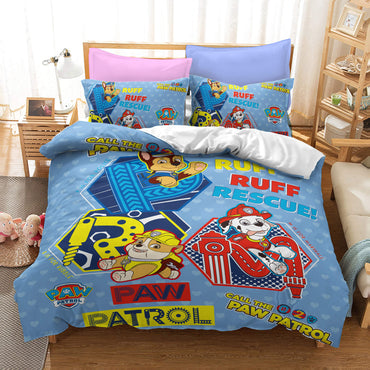 Cute PAW Patrol Cosplay Bedding Set Quilt Cover Without Filler (Online Order Only)