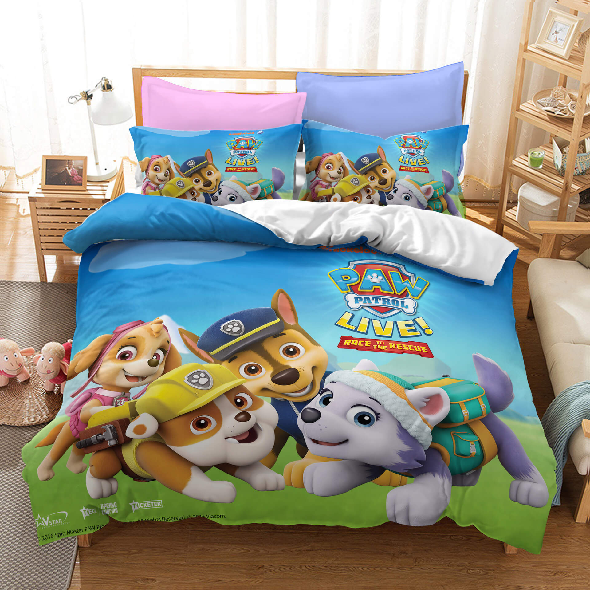 Cute PAW Patrol Cosplay Bedding Set Quilt Cover Without Filler (Online Order Only)