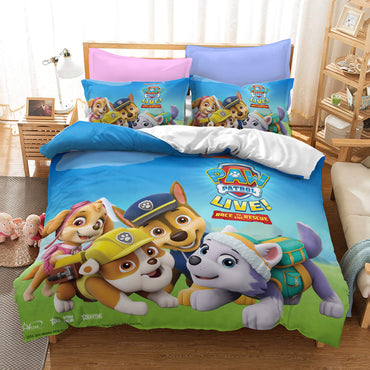 Cute PAW Patrol Cosplay Bedding Set Quilt Cover Without Filler (Online Order Only)