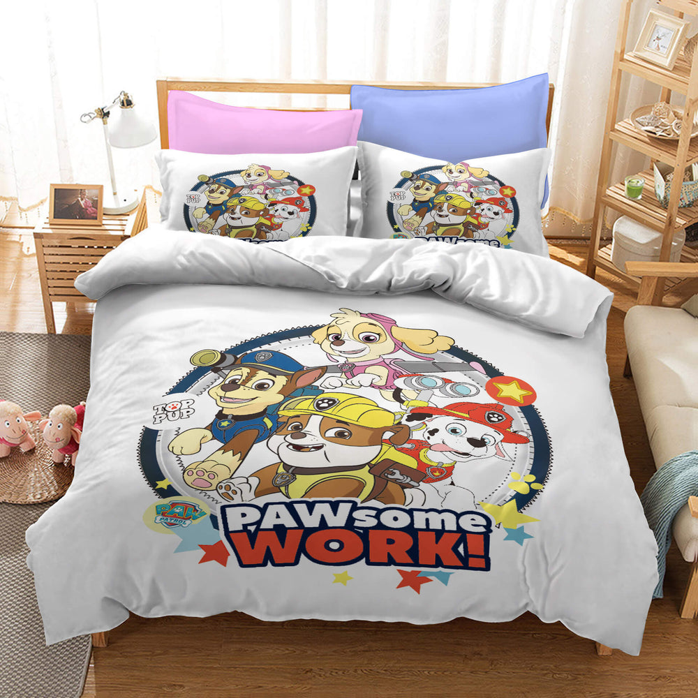 Cute PAW Patrol Cosplay Bedding Set Quilt Cover Without Filler (Online Order Only)