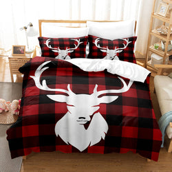 Cute Pere David's deer Elk Bedding Set Quilt Cover Without Filler (Online Order Only)