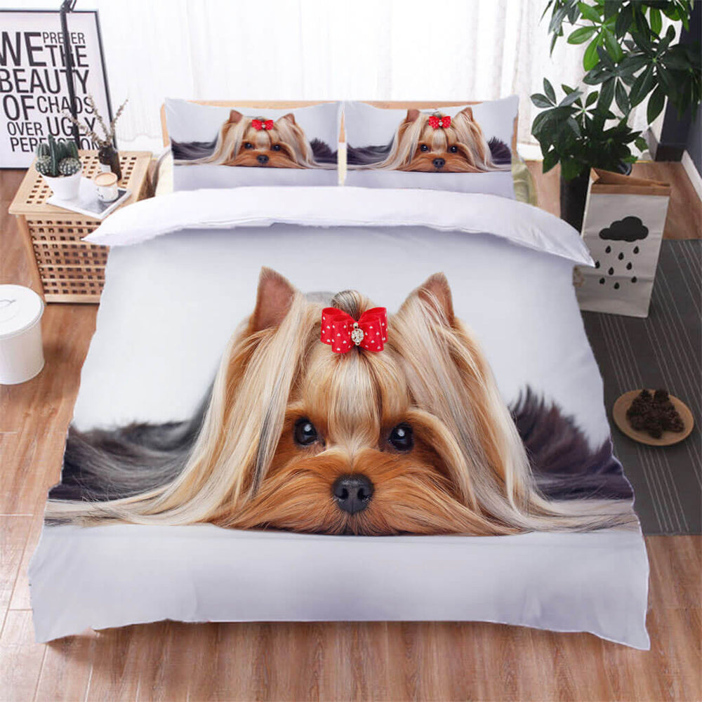 Cute Pet Dog Puppy Bedding Set Quilt Cover Without Filler (Online Order Only)