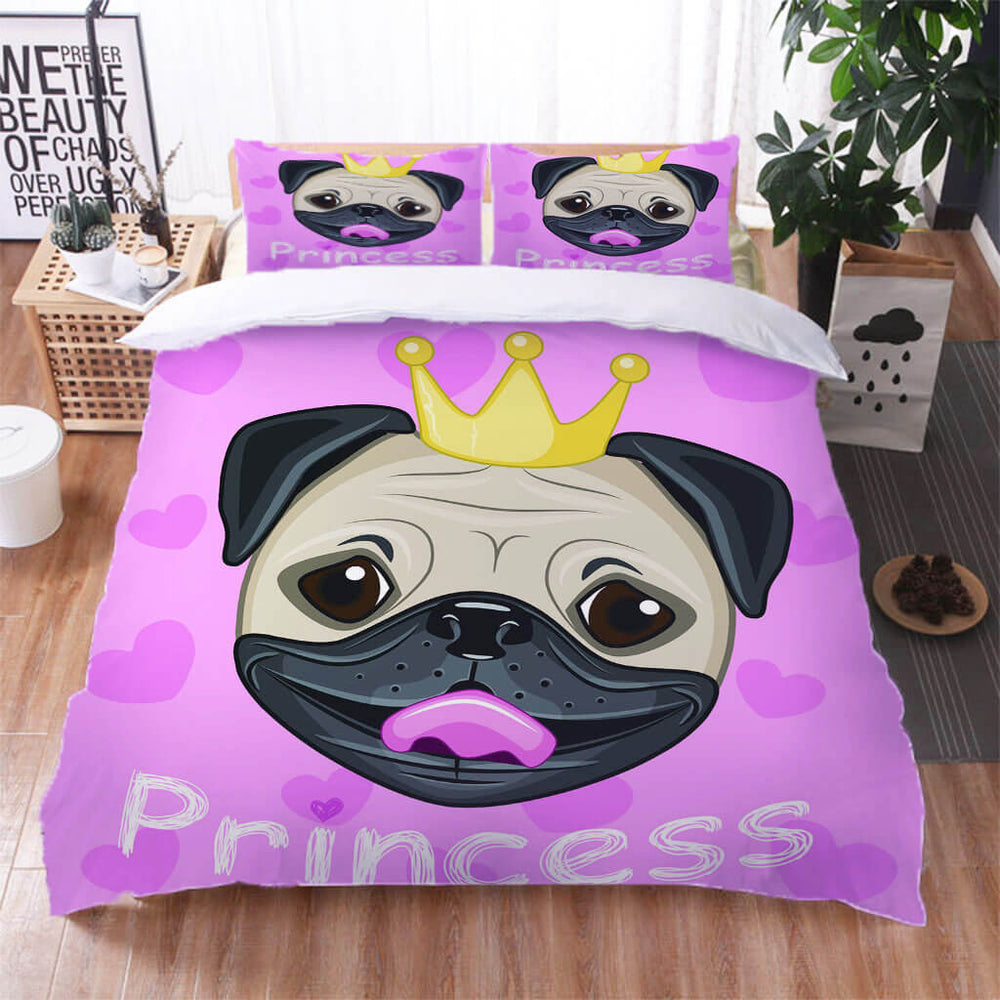 Cute Pet Dog Puppy Bedding Set Quilt Cover Without Filler (Online Order Only)